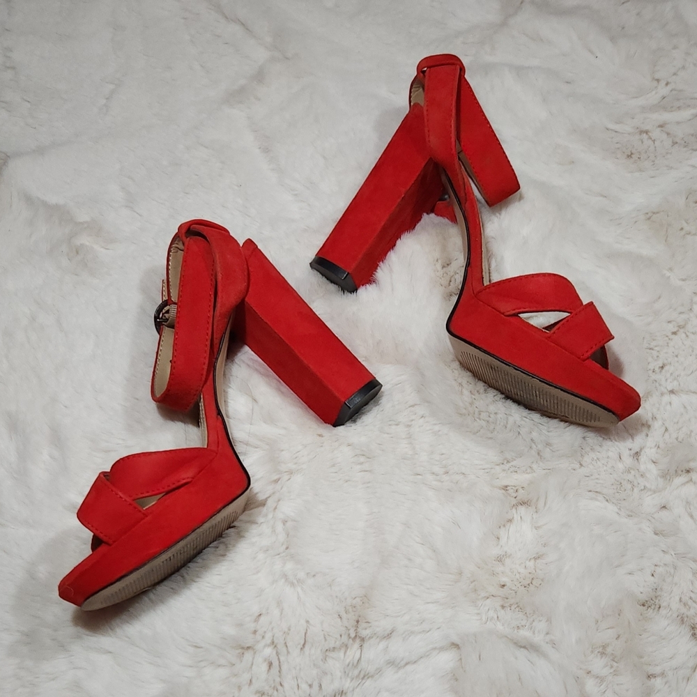 BCBGMAXAZRIA red high heels